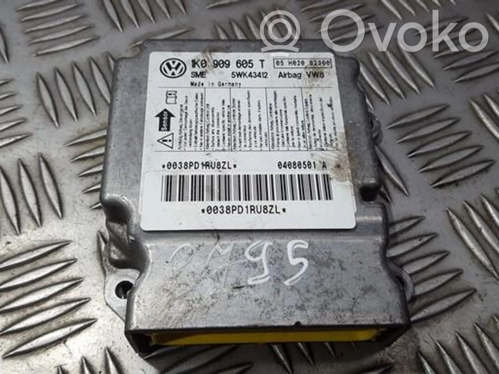 Centralina/modulo airbag   1K0909605T,5WK43412,1K0909605T,5WK43412