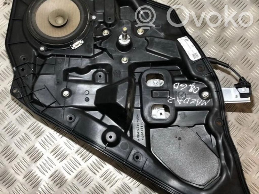 Mazda 2 Regulador con motor de la ventanilla de la puerta corredera 