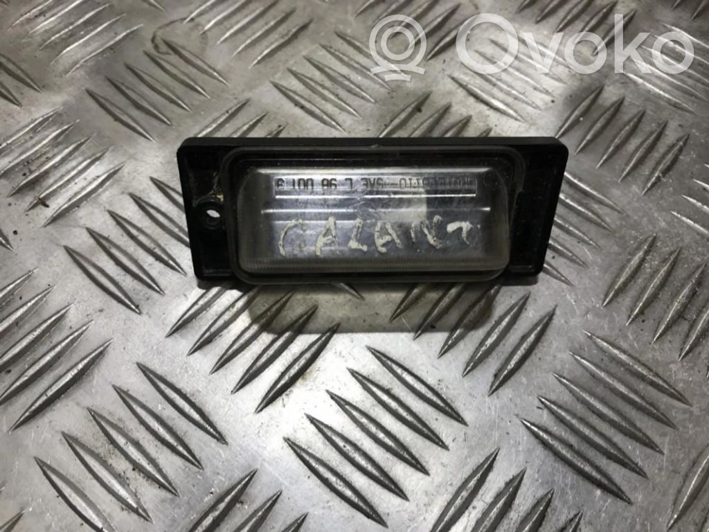 Éclairage de plaque d'immatriculation