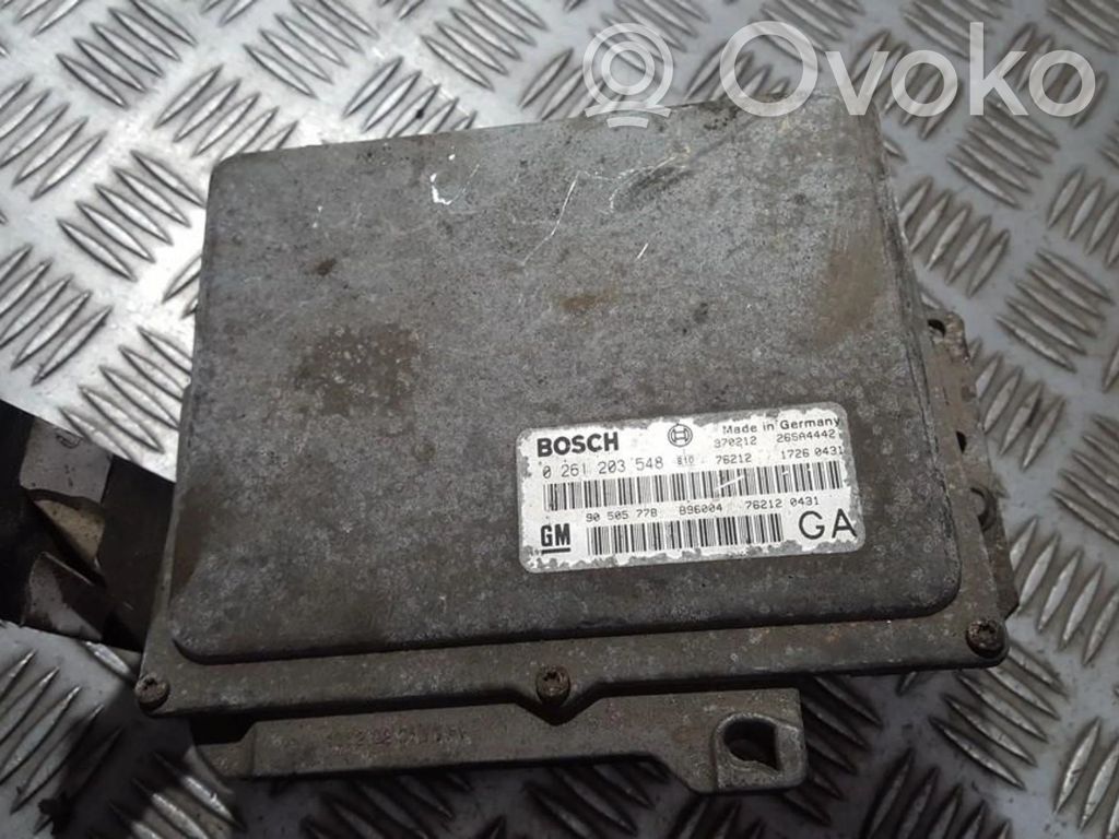 Unidad de control/módulo del motor   0261203548,90505778,0261203548,90505778