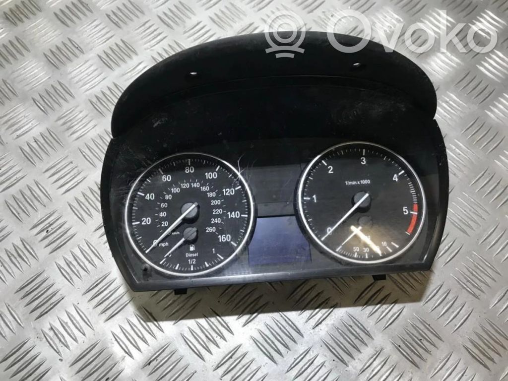 BMW 3 E90 E91 Geschwindigkeitsmesser Cockpit 