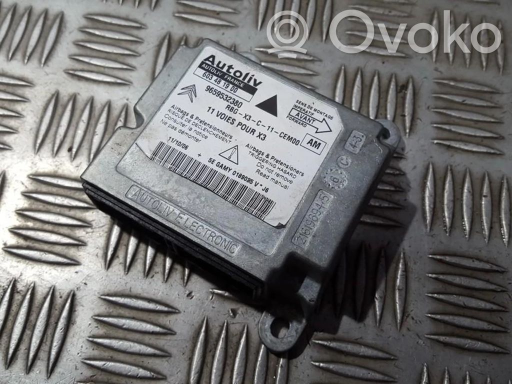 Unidad de control/módulo del Airbag   9659532380,603481900,603481900,9659532380