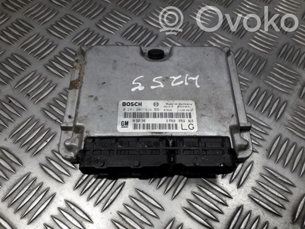 Unitate/modul de control motor   0281001634,90569348,0281001634,28SA3691,90569348
