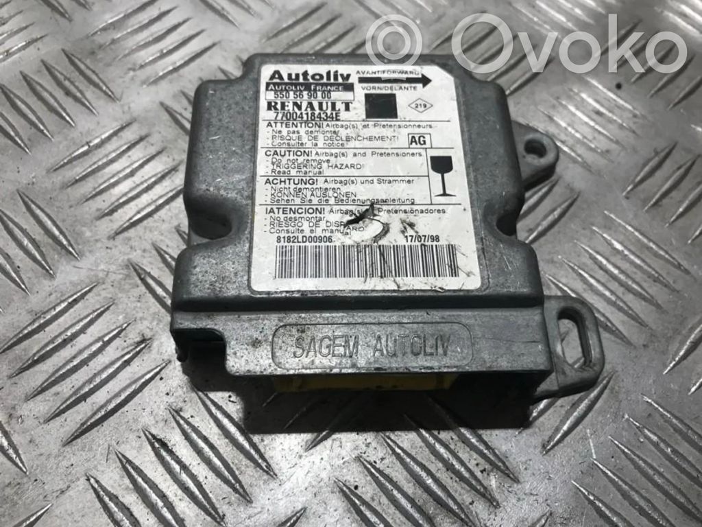 Renault Scenic I Centralina/modulo airbag 
