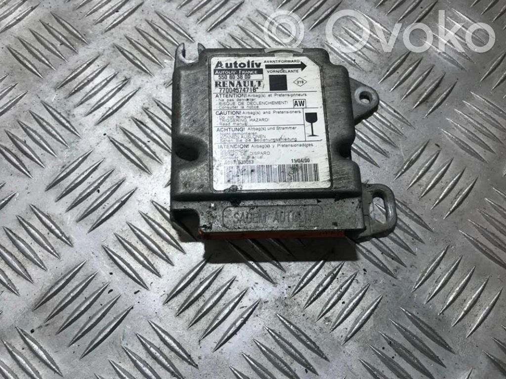 Renault Scenic I Centralina/modulo airbag