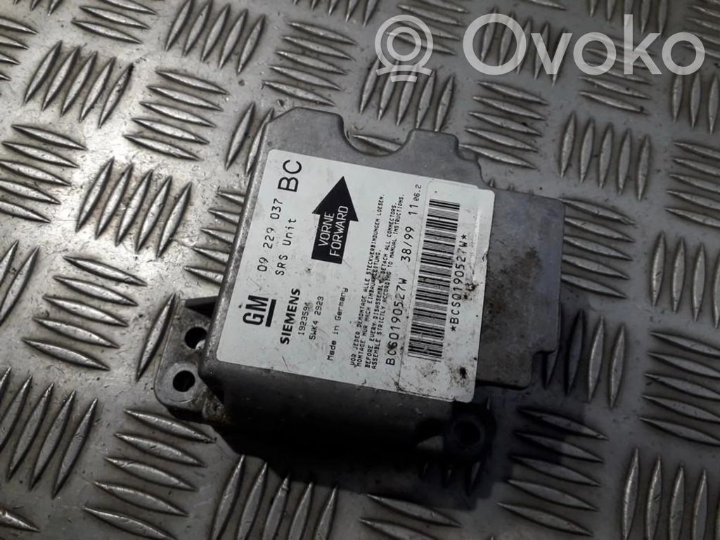 Opel Astra G Centralina/modulo airbag 