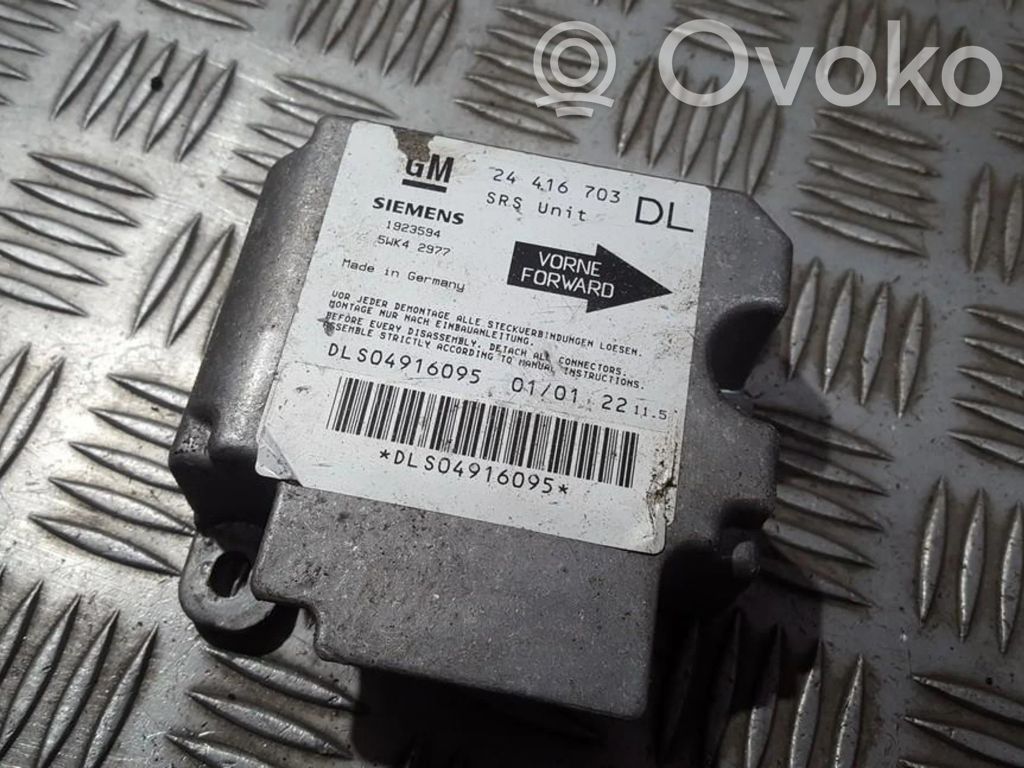 Opel Astra G Centralina/modulo airbag 