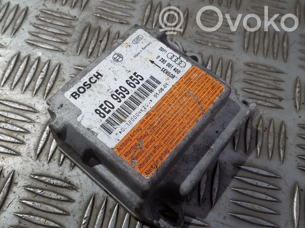 Unidad de control/módulo del Airbag   8E0959655,0285001400,0285001400,8E0959655