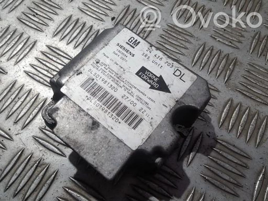 Unidad de control/módulo del Airbag   24416703DL,5WK42977,24416703DL,5WK42977