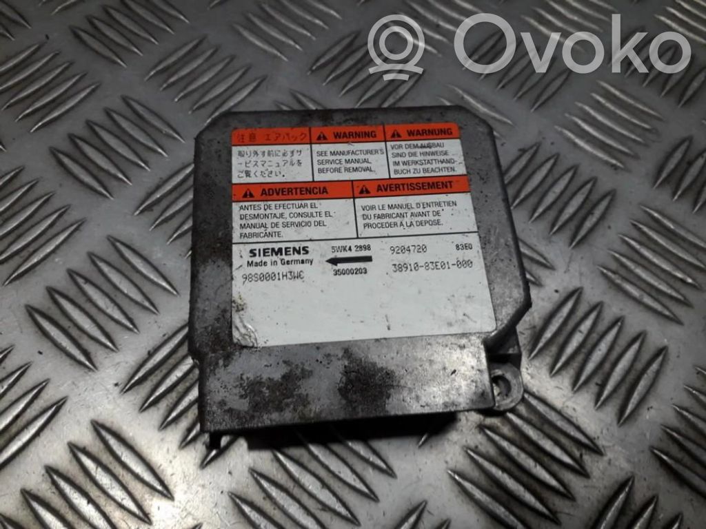 Opel Agila A Unidad de control/módulo del Airbag 