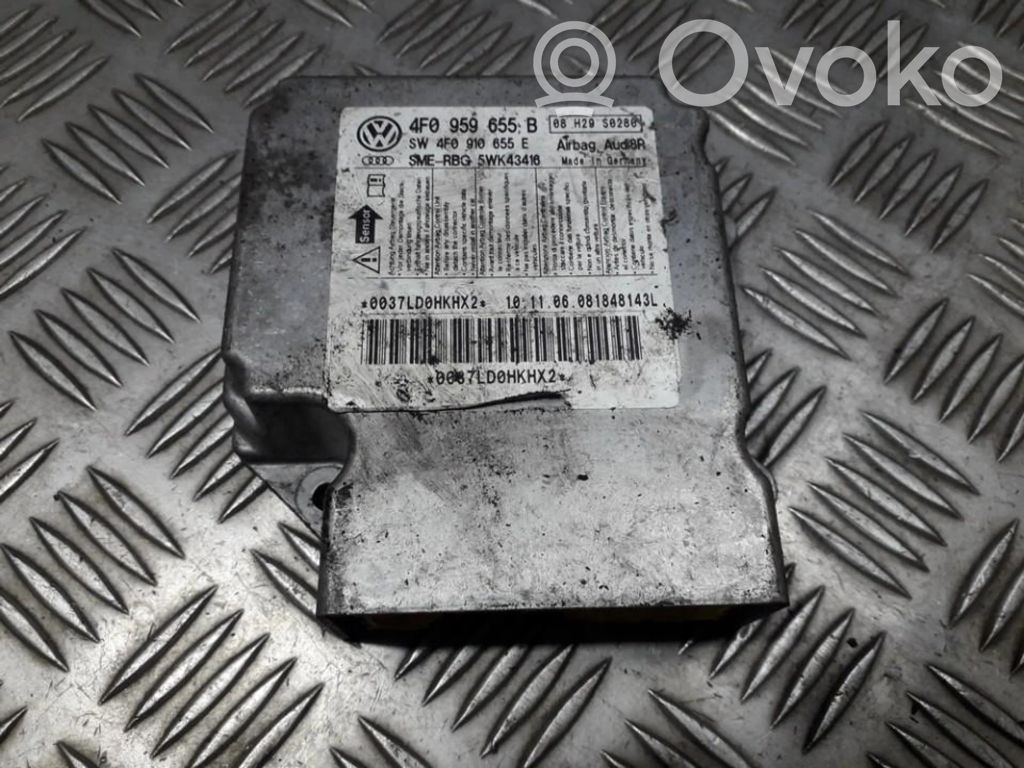 Unidad de control/módulo del Airbag   4F0959655B,4F0910655E,4F0910655E,4F0959655B,5WK43416
