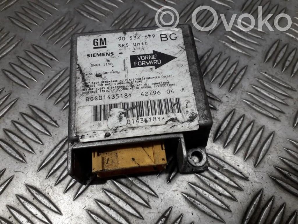 Opel Corsa B Unitate/modul de comandă airbaguri 