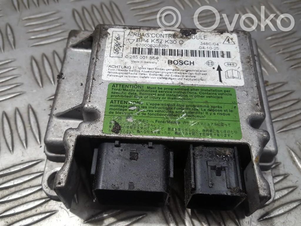 Airbag control unit/module   0285001554,BP4K57K30C,0285001554,BP4K57K30C