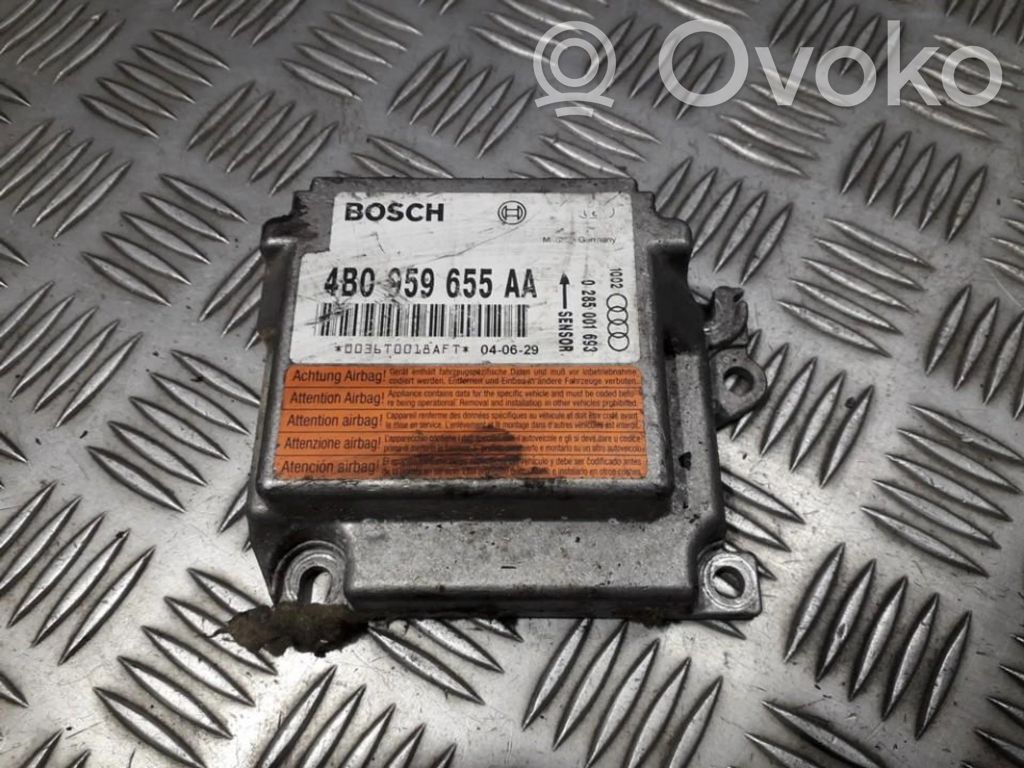 Unidad de control/módulo del Airbag   4B0959655AA,0285001693,0285001693,4B0959655AA