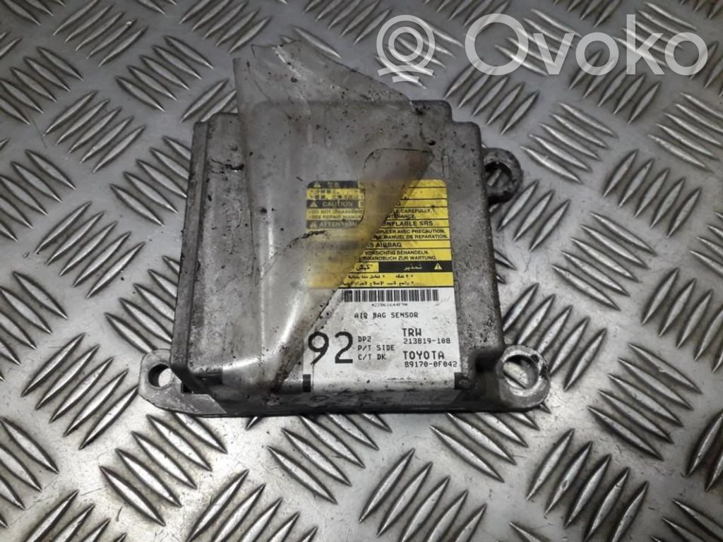 Toyota Corolla Verso AR10 Module de contrôle airbag 