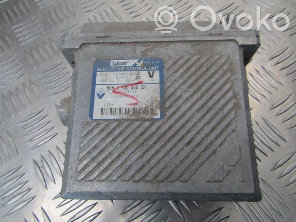 Engine control unit/module   HOM7700868321,7700103515,14276,3085430001,7700103515,80602E,HOM7700868321,R04080002C