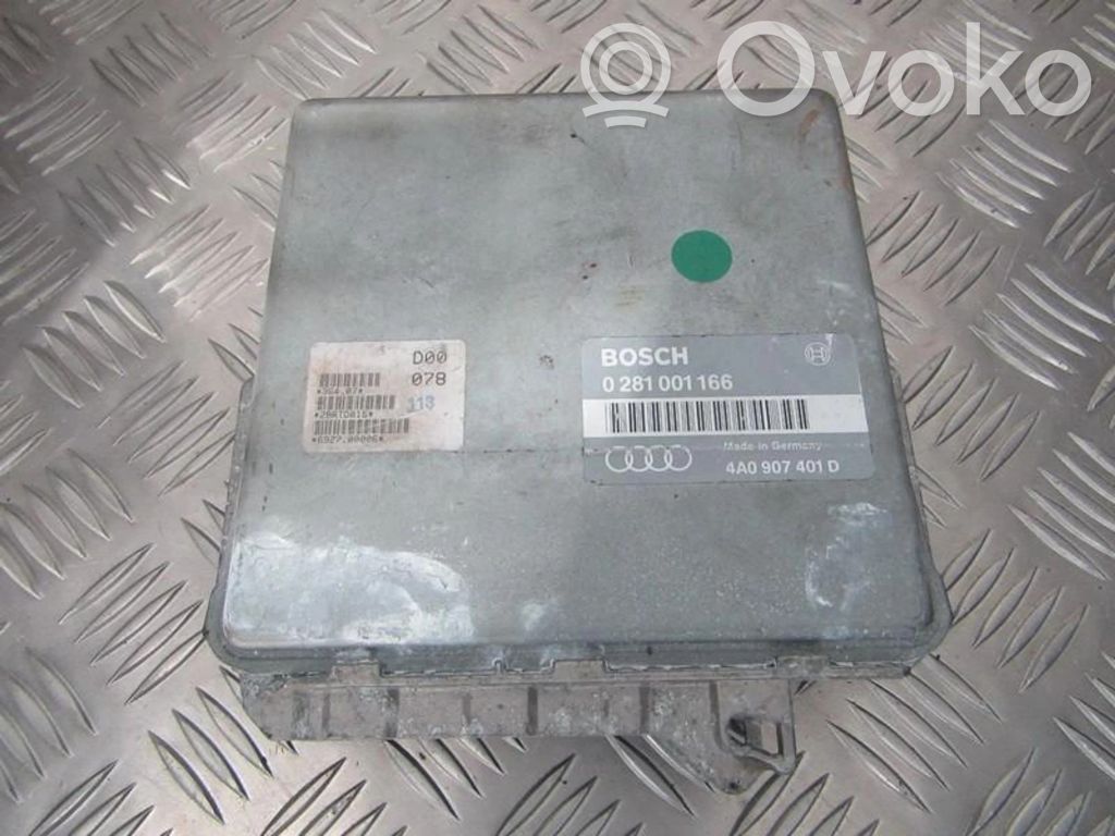 Unidad de control/módulo del motor   0281001166,4A0907401D,0281001166,4A0907401D