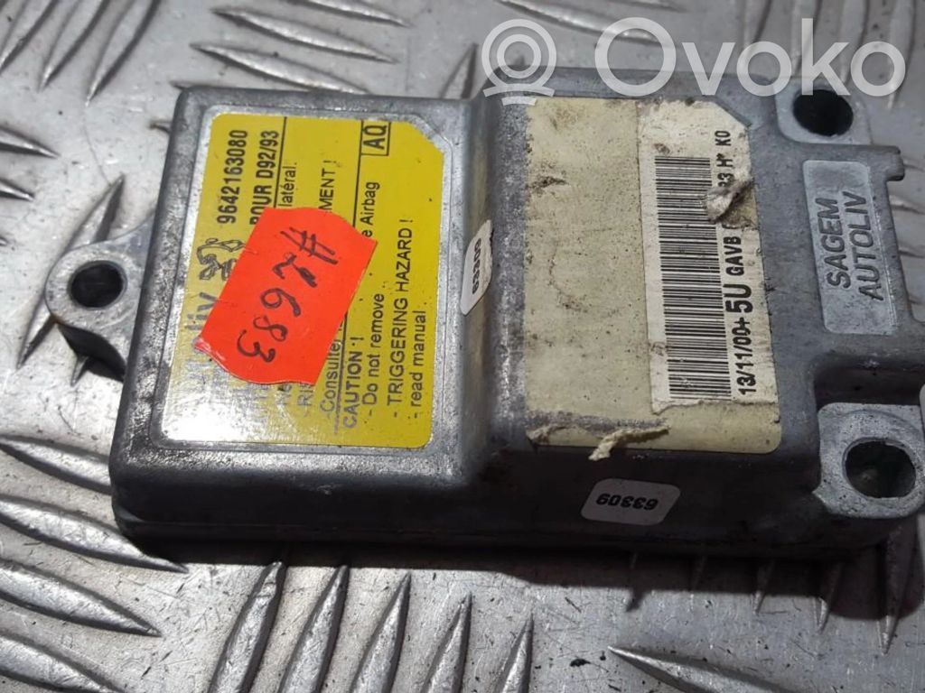 Centralina/modulo airbag   9642163080,550540400,550540400,9642163080