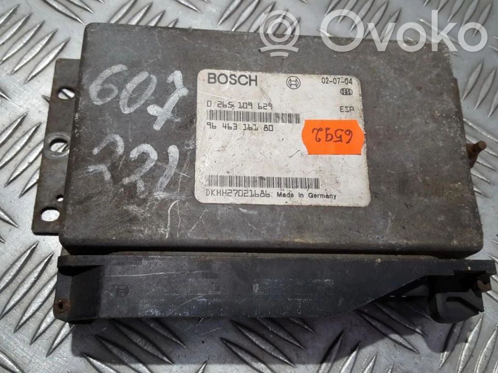 Centralina/modulo del motore   9646316180,0265109629,0265109629,9646316180