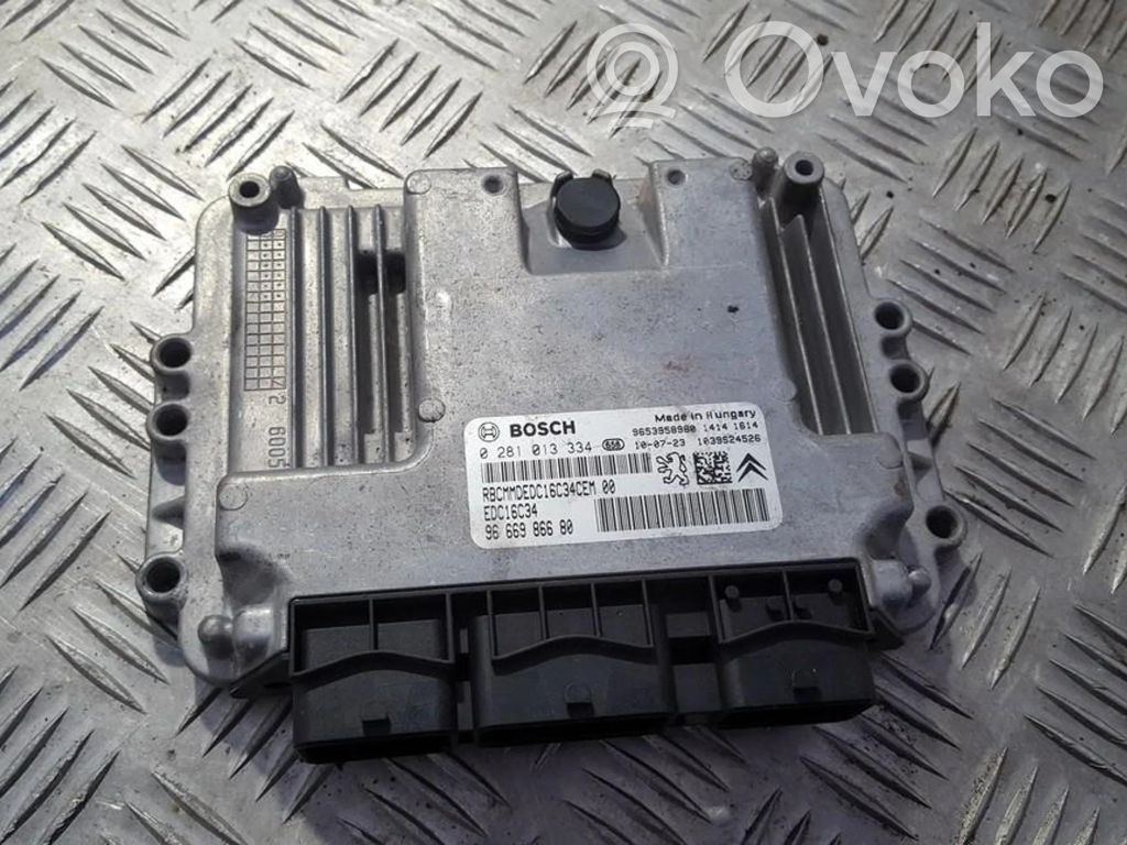Peugeot 3008 I Calculateur moteur ECU 