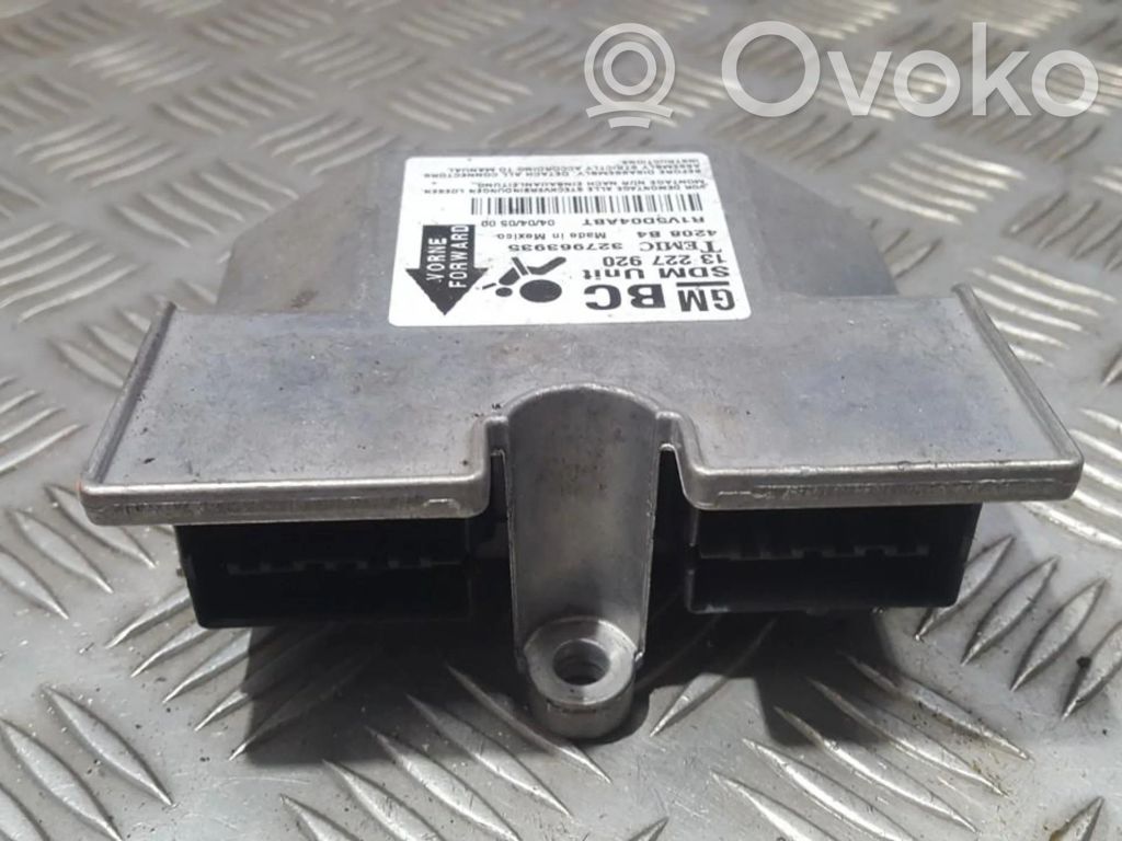 Opel Astra H Centralina/modulo airbag 