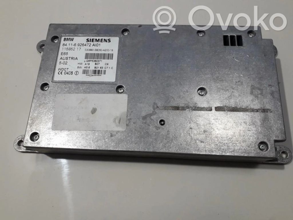 BMW 7 E65 E66 Muut ohjainlaitteet/moduulit 