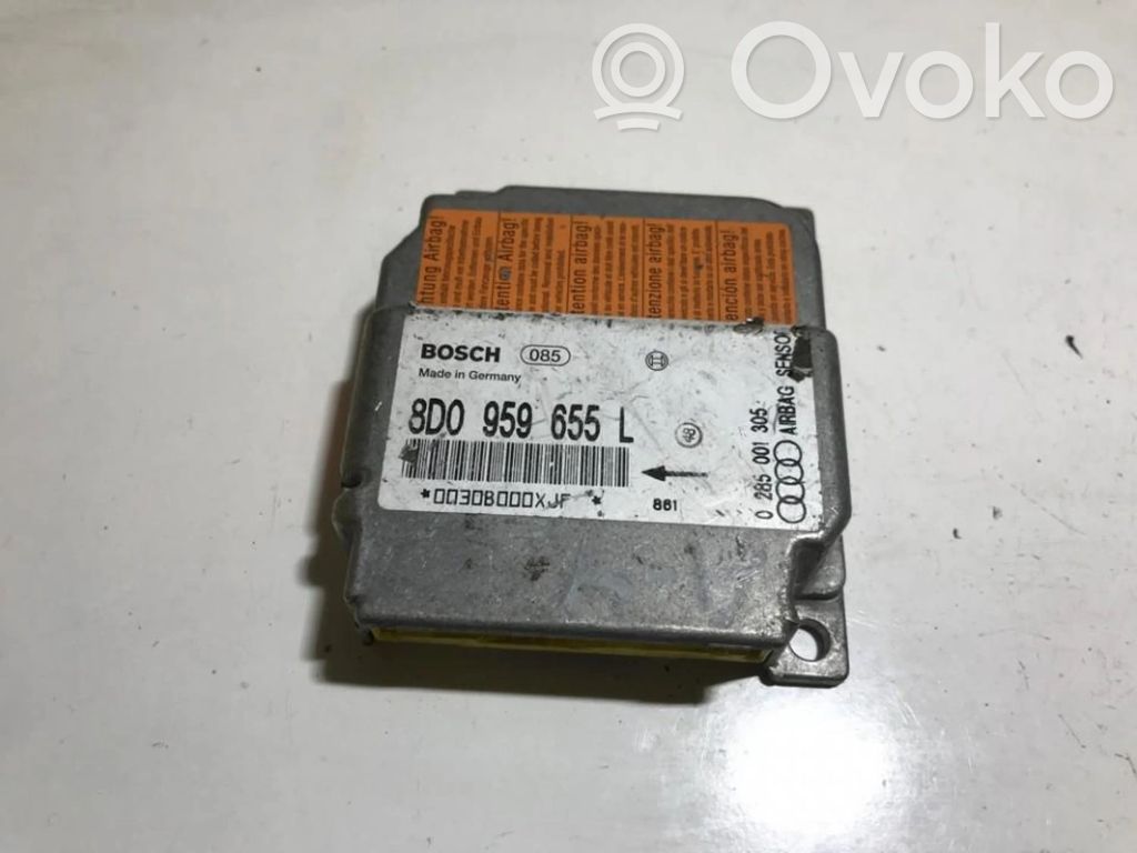 Audi A4 S4 B5 8D Centralina/modulo airbag 