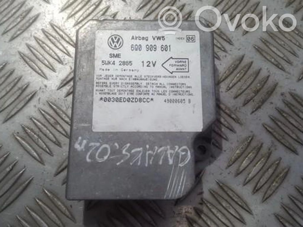 Centralina/modulo airbag   6Q0909601,5WK42865,0030ED0ZD8CC,49000605B,5WK42865,6Q0909601