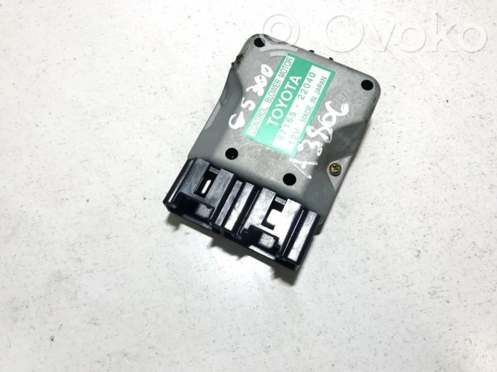 Lexus GS 300 400 430 Motorino ventola riscaldamento/resistenza ventola 
