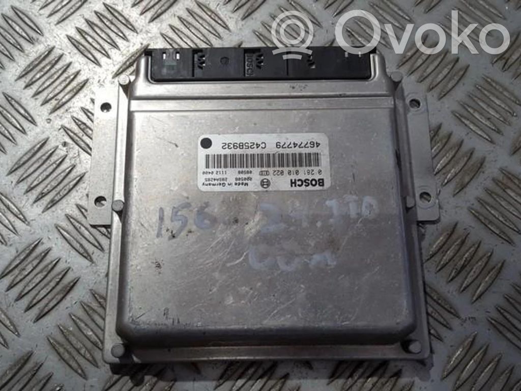 Alfa Romeo 156 Engine control unit/module 