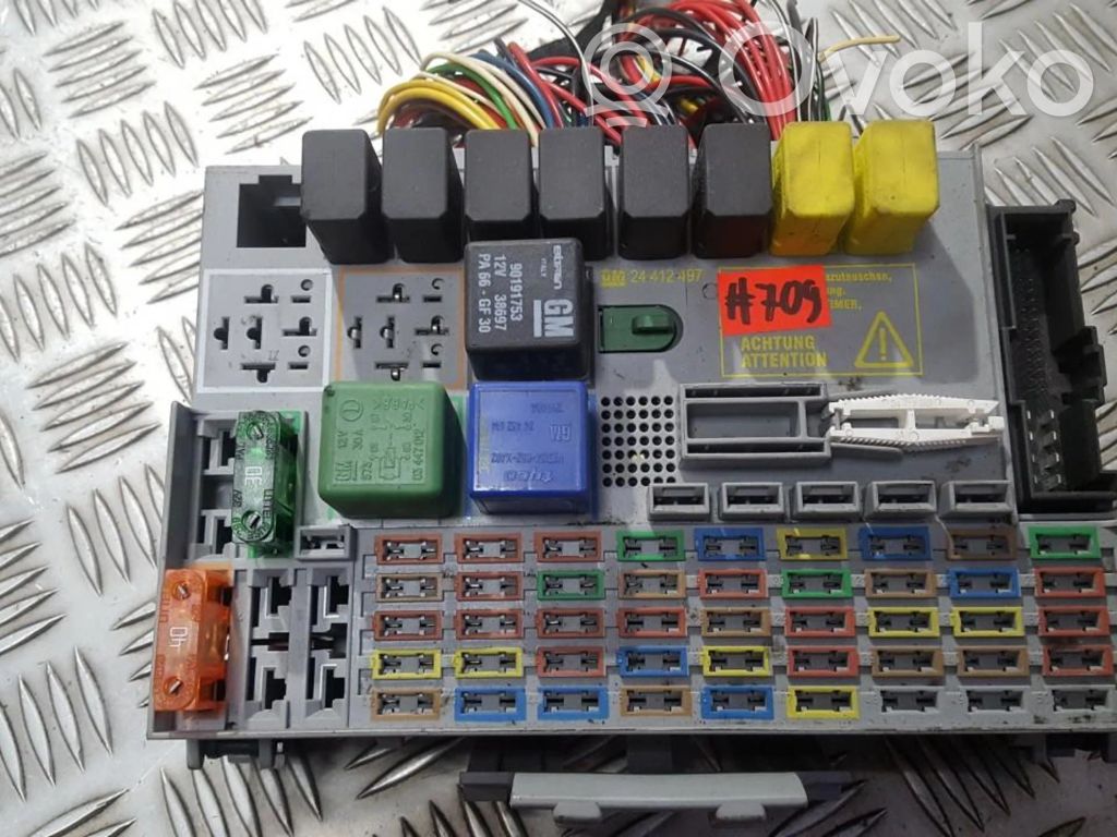 Opel Zafira A Set scatola dei fusibili