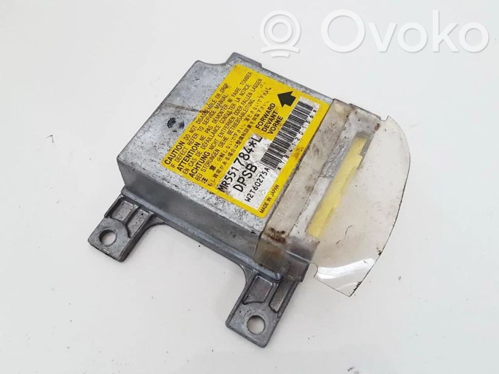 Unidad de control/módulo del Airbag   MR551784,W2T60275A,MR551784,W2T60275A