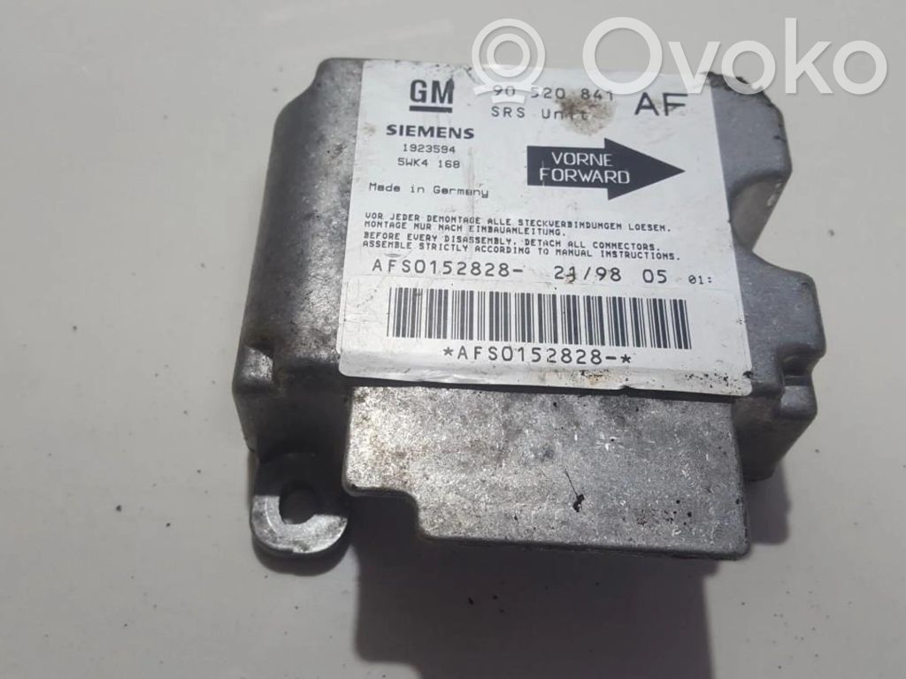 Opel Astra G Unitate/modul de comandă airbaguri 
