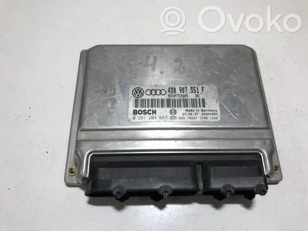 Motorsteuergerät/-modul   4D0907551F,0261204687,0261204687,17451232,26SA4994,4D0907551F