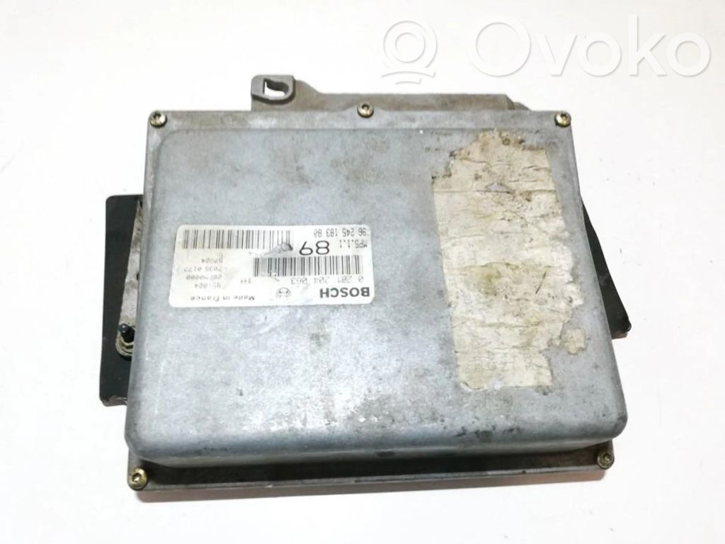 Engine control unit/module   0261204063,0261204063,26FM000,57024,70350177,951024,9624518380