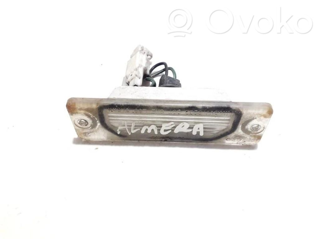 Nissan Almera Numerio apšvietimas 