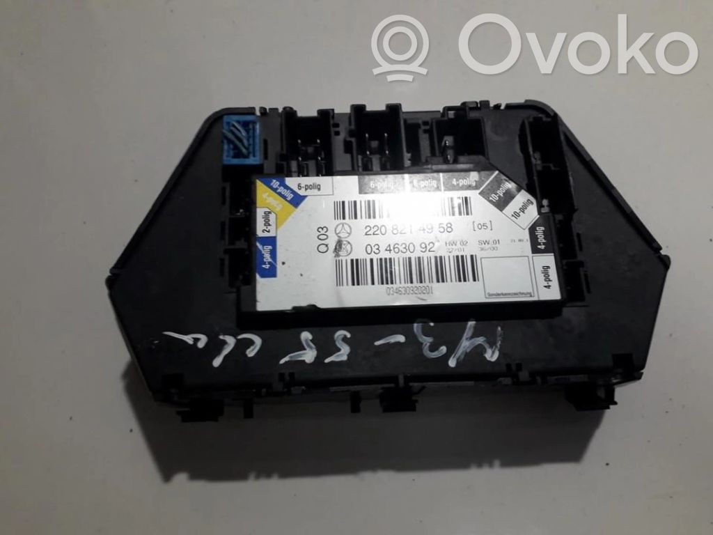 Unidad de control/módulo de la puerta   2208214958,03463092,03463092,2208214958