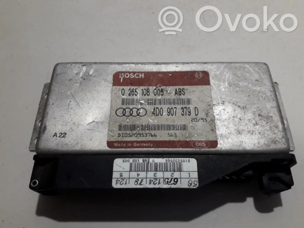 Sterownik / moduł ABS   0265108005,4D0907379D,0265108005,4D0907379D