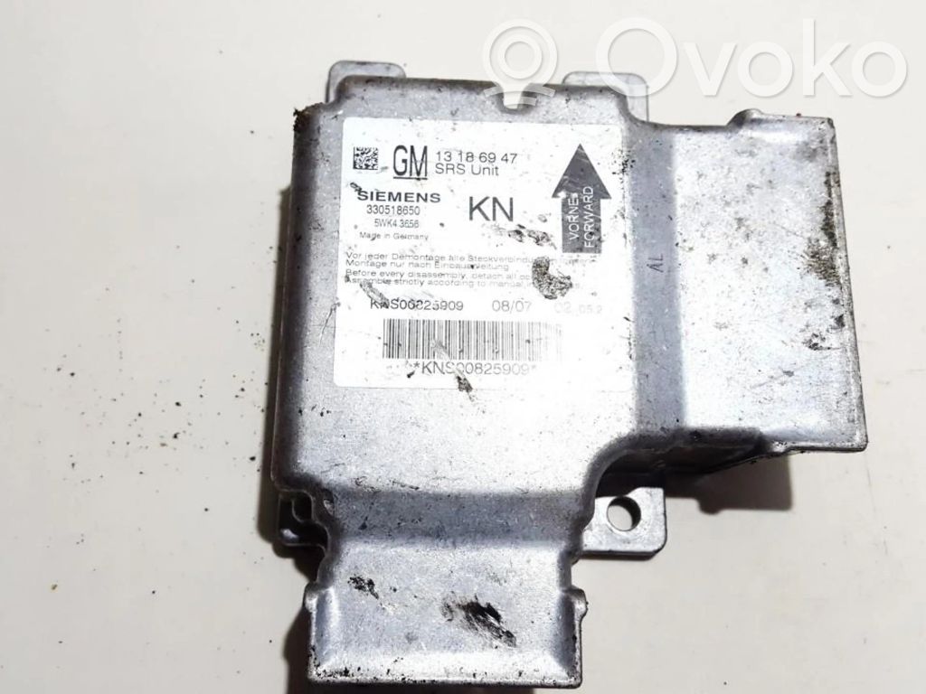 Module de contrôle airbag   13186947,330518650,13186947,330518650