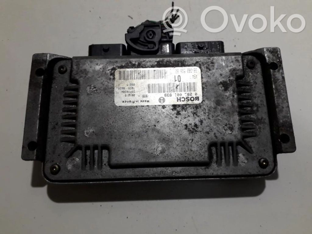 Peugeot 106 Unitate/modul de control motor 