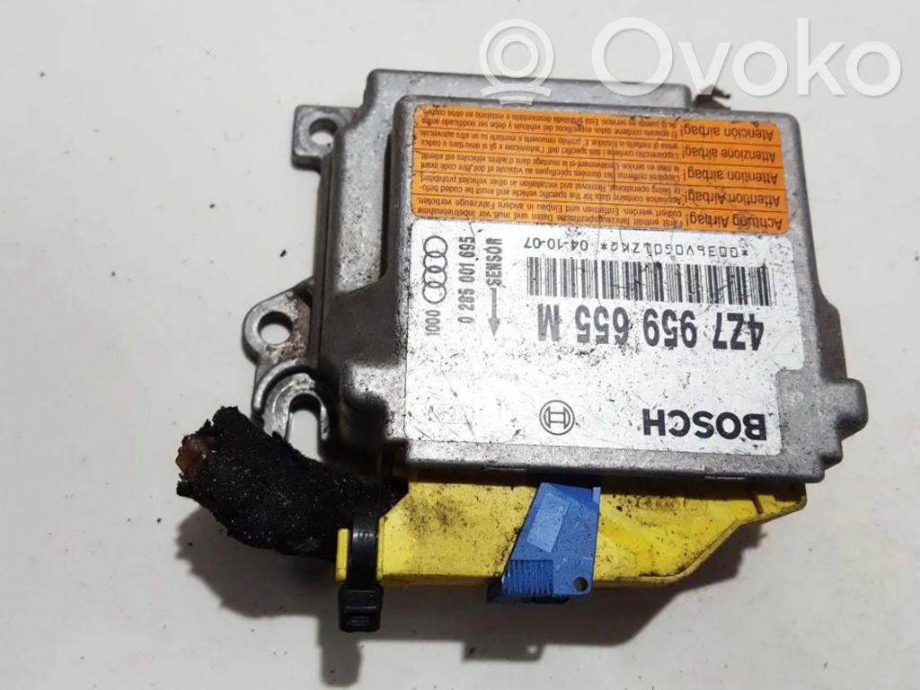 Unitate/modul de comandă airbaguri   4Z7959655M,0285001695,0285001695,4Z7959655M