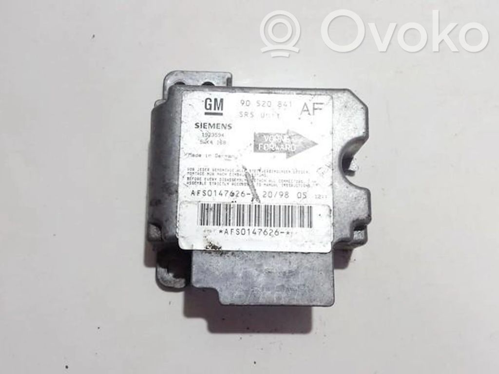 Opel Astra G Centralina/modulo airbag 