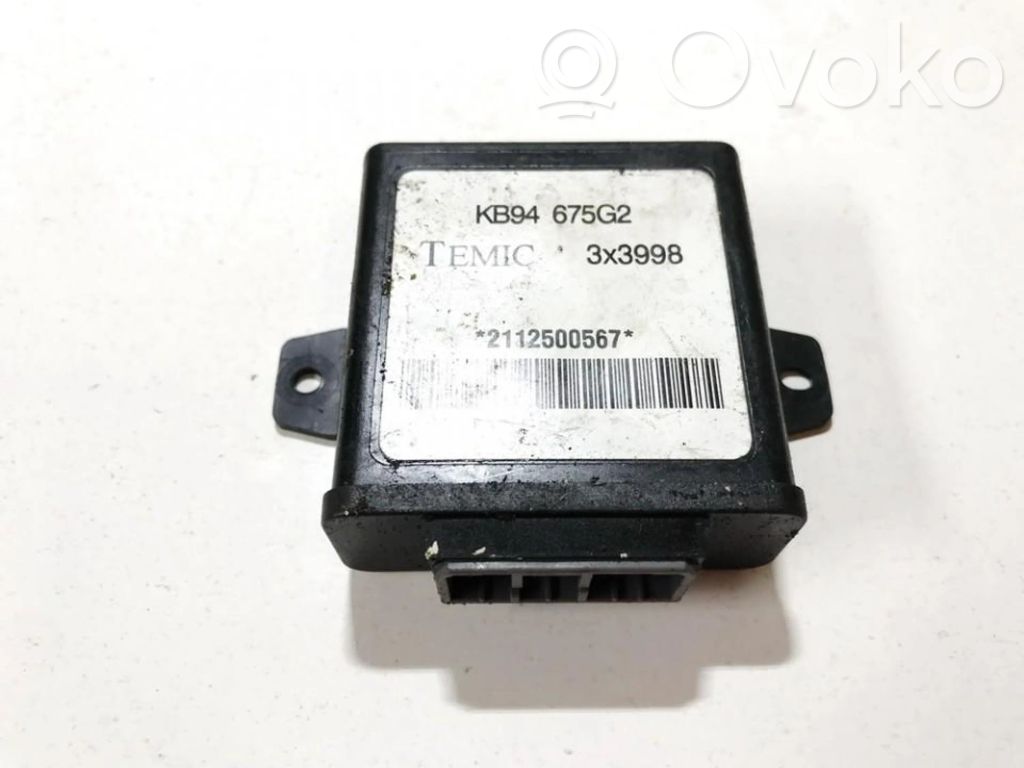 Unidad de control/módulo inmovilizadora   KB94675G2,3X3998,2112500567,3X3998,KB94675G2