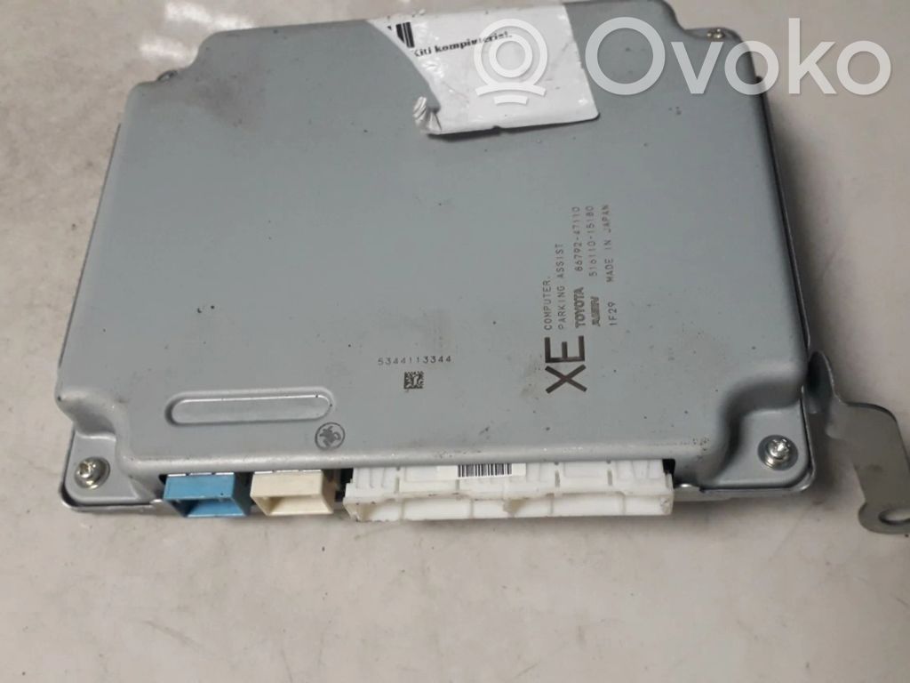 Toyota Prius (XW30) Unitate/modul de comandă parcare PDC 