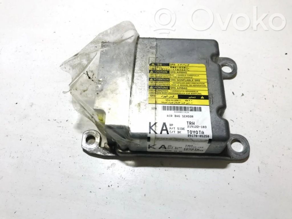 Toyota Avensis T270 Unitate/modul de comandă airbaguri 