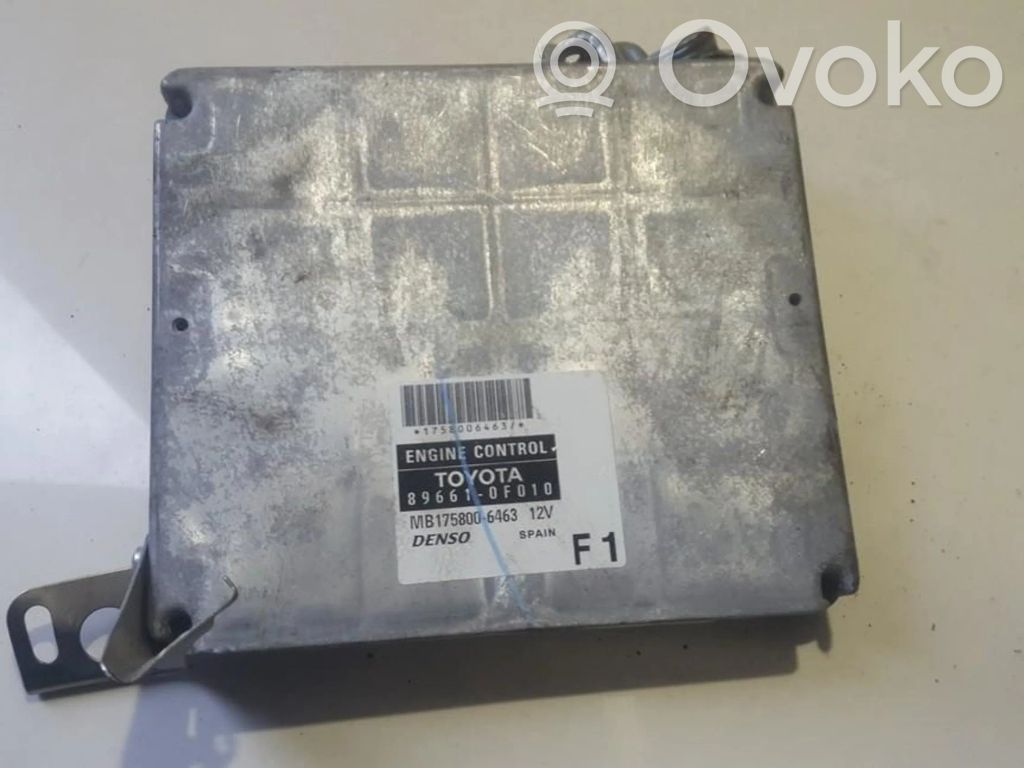 Toyota Corolla Verso AR10 Unitate/modul de control motor 