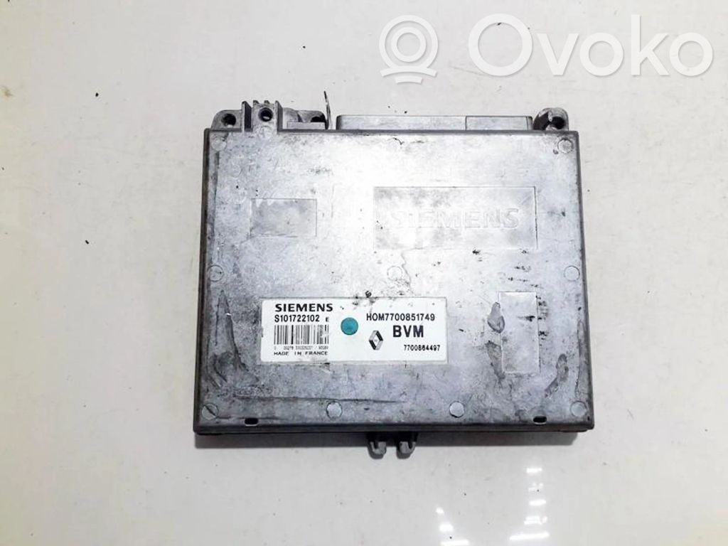 Engine control unit/module   7700851749,S101722102,7700851749,S101722102