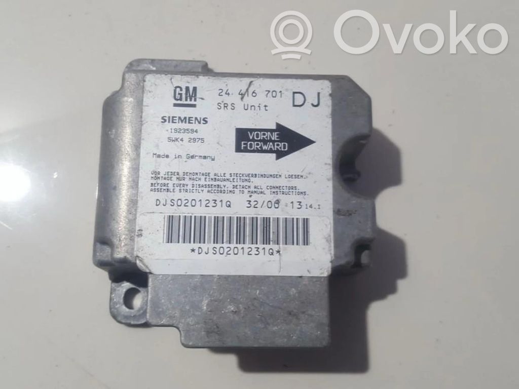 Sterownik / Moduł Airbag   24416701,5WK42975,24416701,5WK42975