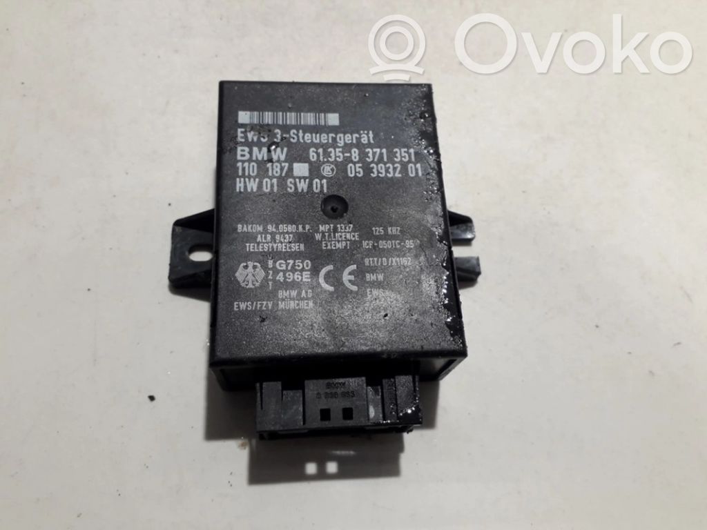 BMW 5 E39 Centralina/modulo immobilizzatore 