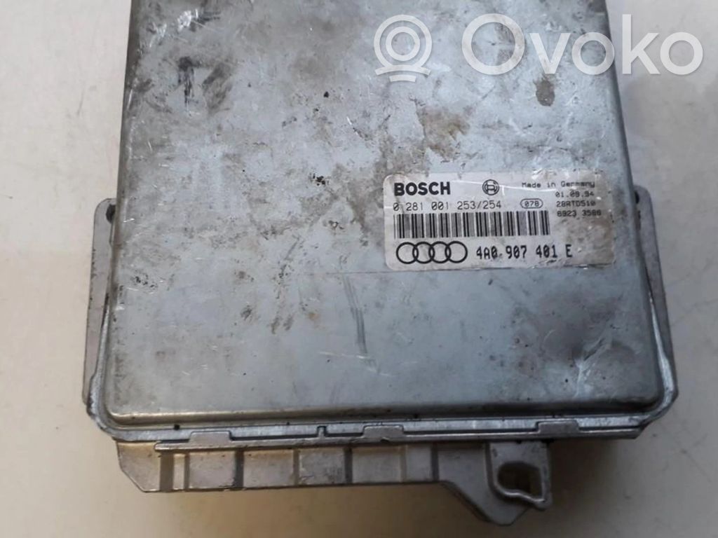 Unidad de control/módulo del motor   0281001253,4A0907401E,0281001253,4A0907401E